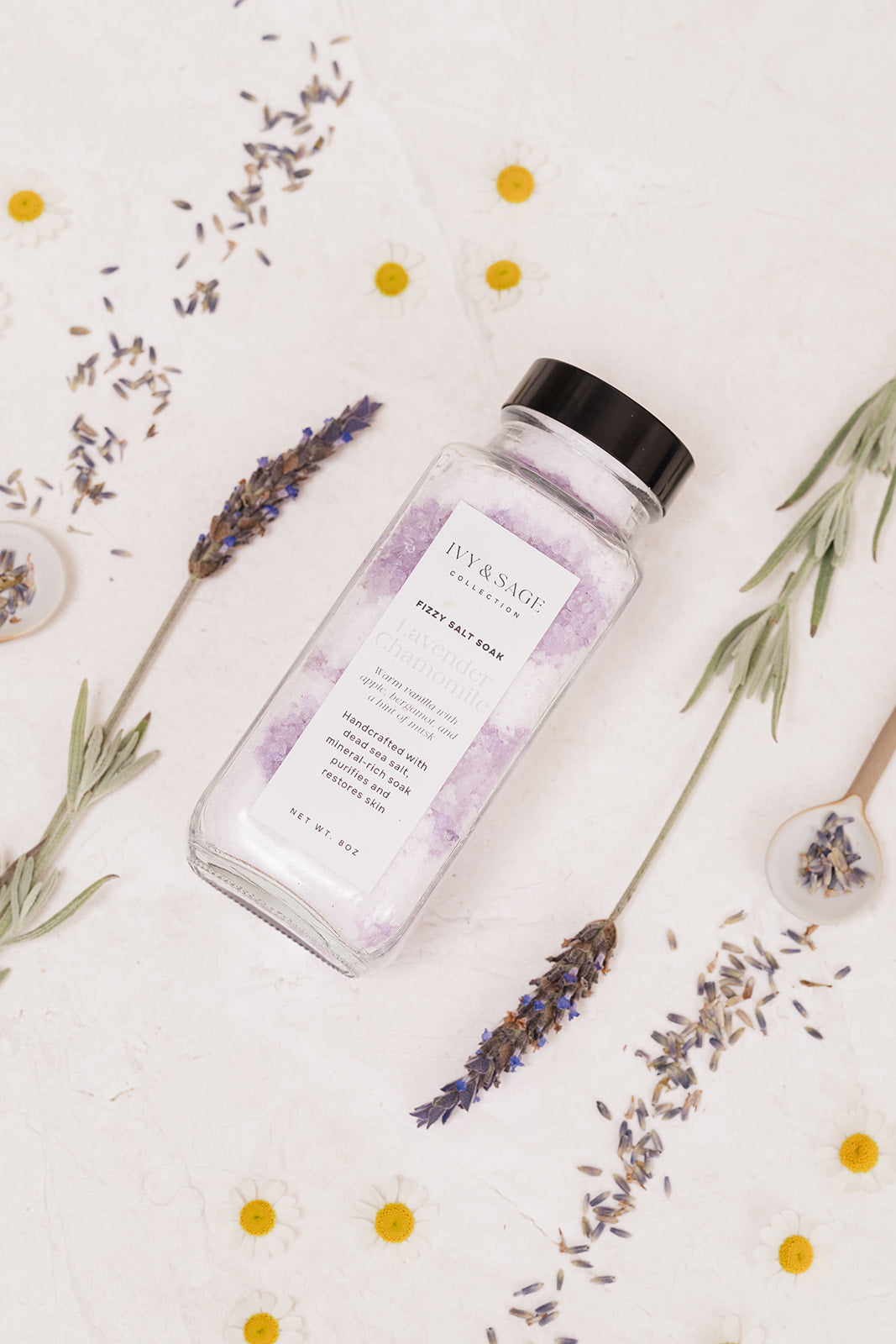 Lavender & Chamomile: Salt Soak